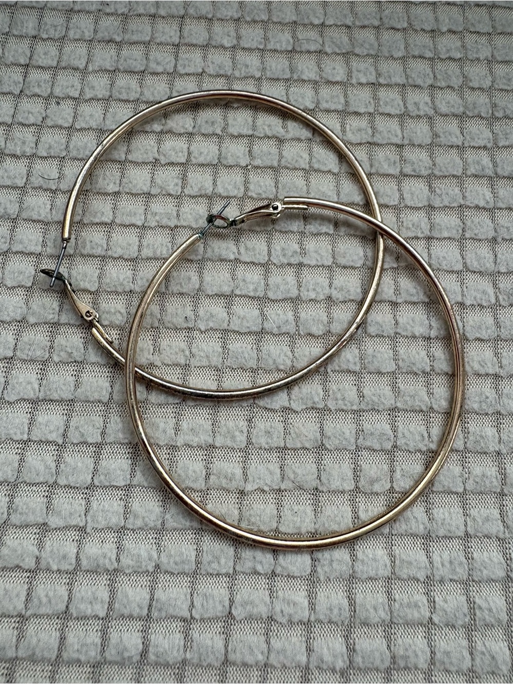 Target Gold Hoop Earrings - Shiny Gold Tone